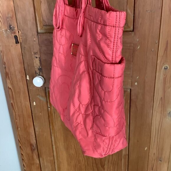Marc by Marc Jacobs peach nylon quilted workwear tote bag - Picture 5 of 9